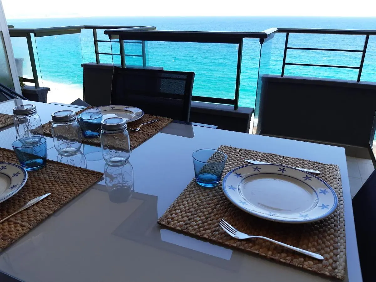 Apartamento Vistas Mar Primera Linea Playa 플라티야 다로 스페인